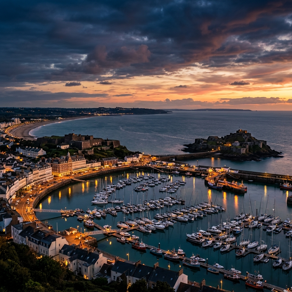 St Helier harbour, Jersey, Channel Islands