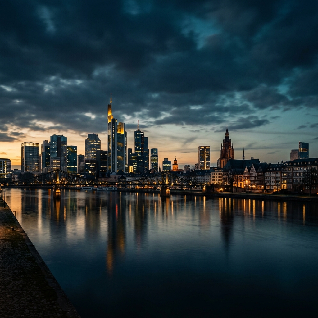 Frankfurt am Main skyline panorama