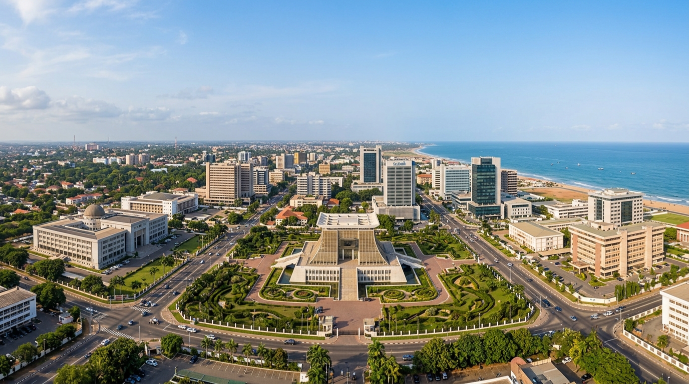 Accra Ghana institutional and governmental infrastructure - Polygraph Testing Ghana