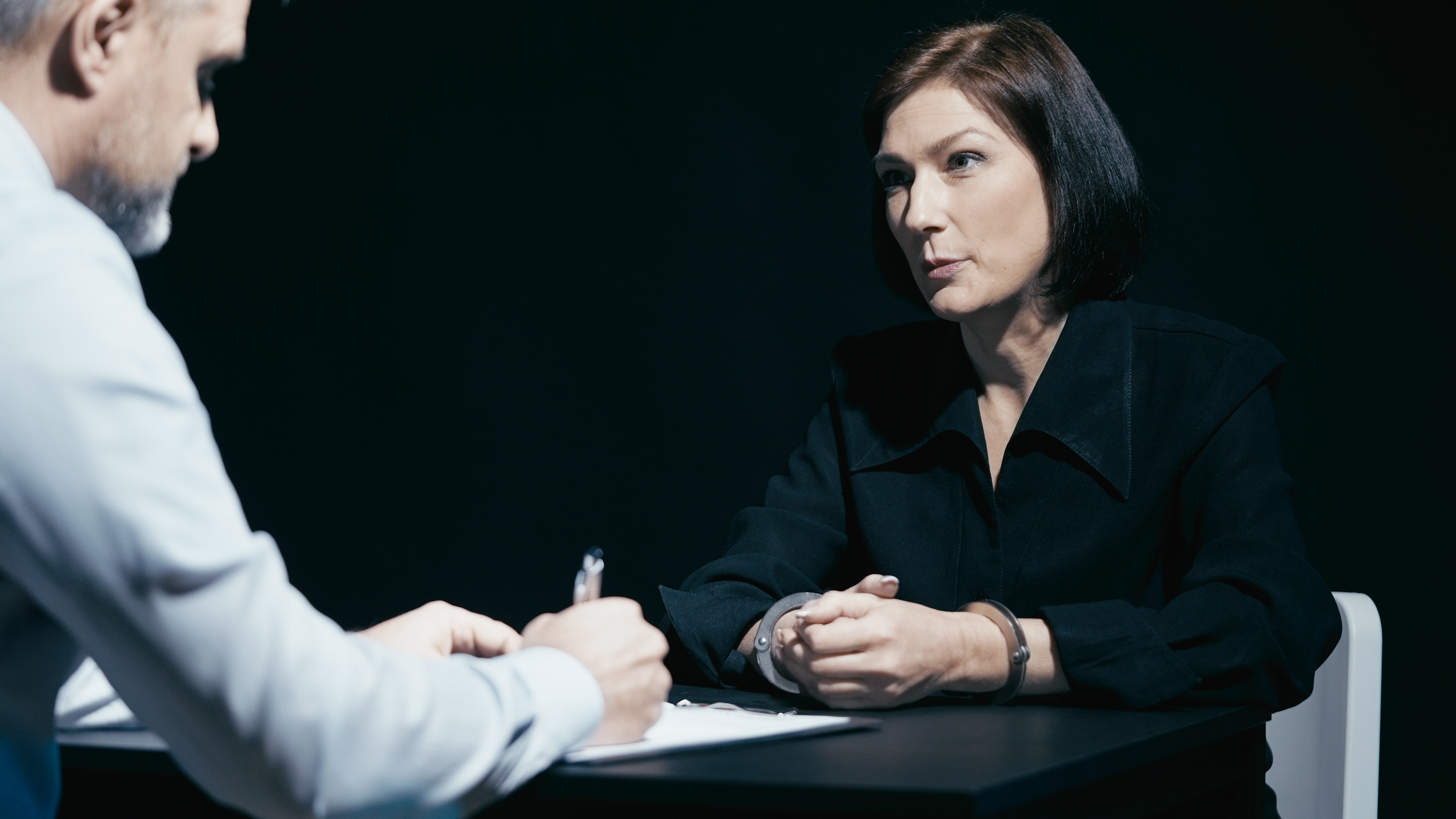 Polygraph examination in progress at The Centre for Forensic Neuroscience
